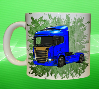 hrnek s náklaďákem SCANIA V