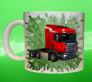 hrnek s náklaďákem SCANIA X