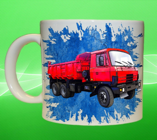 hrneček s nákladním autem české výroby 815 modrý 