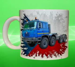 hrnek s nákladním autem české výroby 815 tahač   