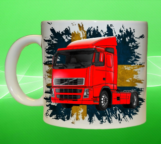 hrnek s náklaďákem VOLVO IX