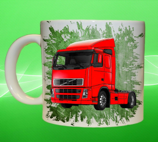 hrnek s náklaďákem VOLVO XI