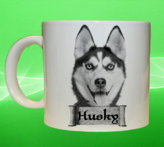 hrnek s pejskem Husky