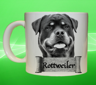 hrnek s pejskem Rottweiler