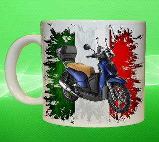 Moon River hrnek s motorkou Aprilia Scarabeo 200