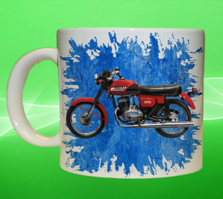 hrnek s motorkou ČZ 175 III