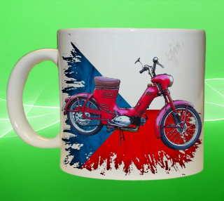 hrnek s motorkou PAŘEZ