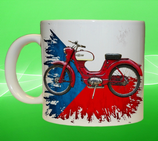 hrnek s motorkou MOPED