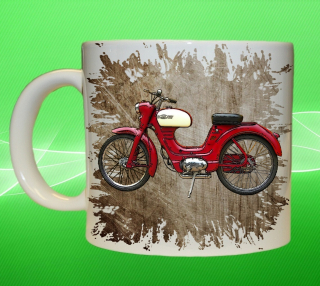 hrnek s motorkou MOPED I