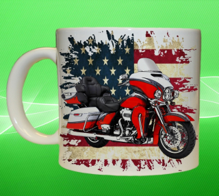 hrnek s motorkou Harley Davidson 