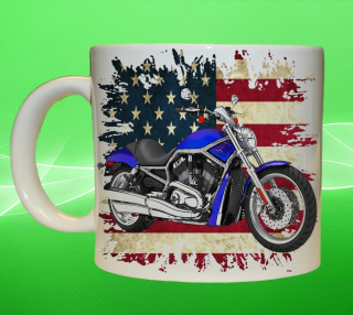 hrnek s motorkou Harley Davidson 8
