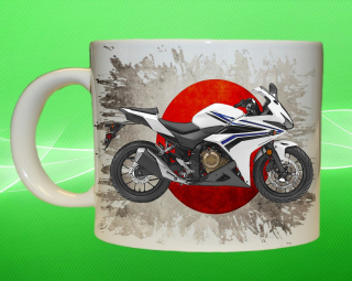 hrnek  HONDA CBR 500R WHITE 