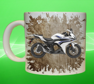hrnek  HONDA CBR 500R WHITE I 