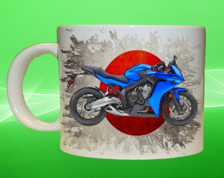 hrnek s motorkou HONDA CBR 650F