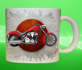 Moon River hrnek s motorkou HONDA Fury 