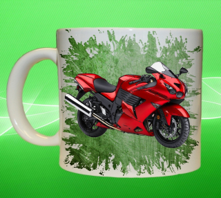 hrnek s motorkou Kawasaki Ninja ZX  II