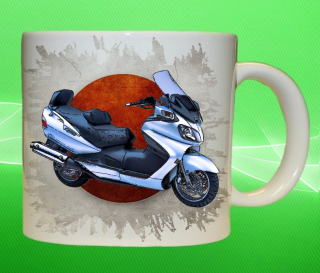 hrnek s motorkou Suzuki Burgman 650