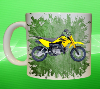 hrnek s motorkou Suzuki DR-Z70 II