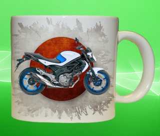 hrnek s motorkou Suzuki SFV650