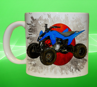 hrnek s motorkou YAMAHA čtyřkolka