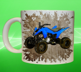 hrnek s motorkou YAMAHA čtyřkolka I