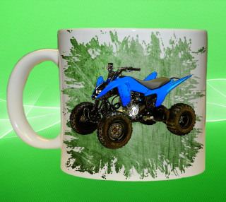 hrnek s motorkou YAMAHA čtyřkolka II