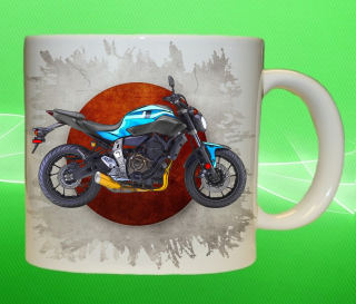 hrnek s motorkou YAMAHA FZ-07 ABS