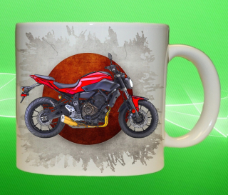 hrnek s motorkou YAMAHA FZ-07 ABS III