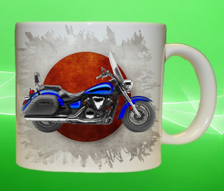 hrnek s motorkou YAMAHA V-Star 1300 Tourer