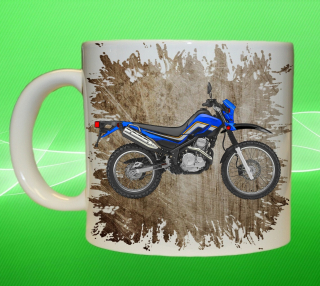 hrnek s motorkou YAMAHA XT250 I