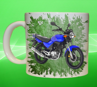hrnek s motorkou YAMAHA YBR 125 II