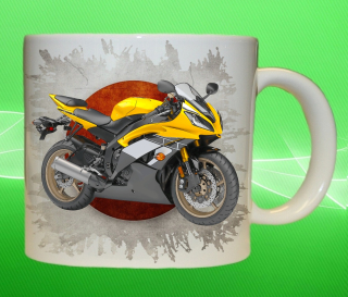 hrnek s motorkou YAMAHA YZF-R6