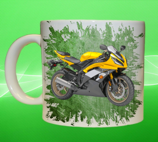 hrnek s motorkou YAMAHA YZF-R6 II