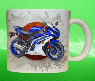 hrnek s motorkou YAMAHA YZF-R6 III