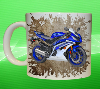 hrnek s motorkou YAMAHA YZF-R6 IV