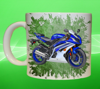 hrnek s motorkou YAMAHA YZF-R6 V