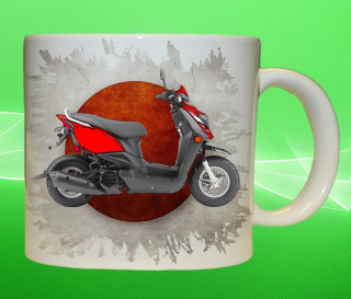 hrnek s motorkou YAMAHA Zuma X