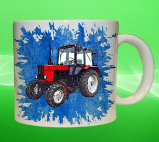hrnek s traktorem BELARUS I