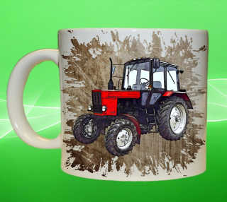 hrnek s traktorem BELARUS II