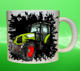 hrnek s traktorem Claas Arion 400 I