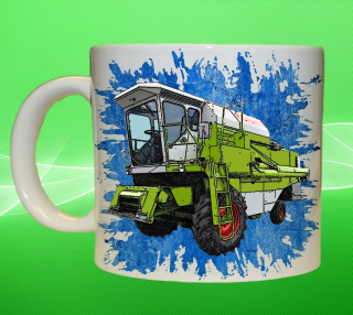 hrnek s kombajnem Claas Dominator 76 II