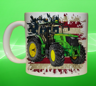 hrnek s traktorem John Deere 6210R