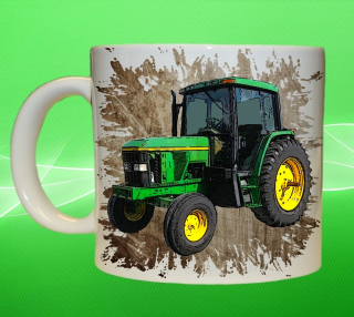 hrnek s traktorem John Deere 6400 I