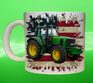 hrnek s traktorem John Deere 6930