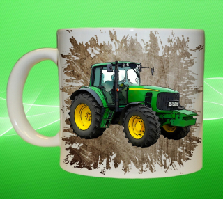 hrnek s traktorem John Deere 6930 I