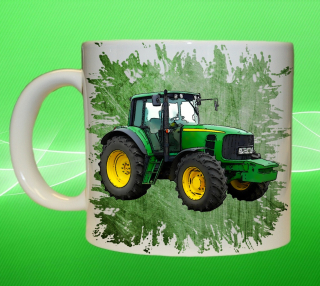 hrnek s traktorem John Deere 6930 II