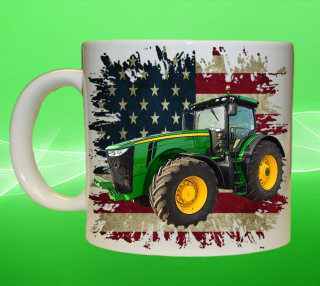 hrnek s traktorem John Deere 8320R