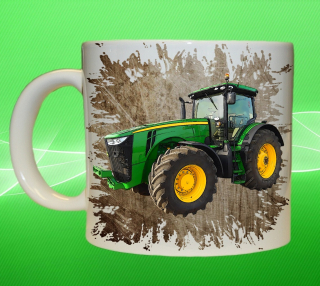 hrnek s traktorem John Deere 8320R I