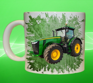 hrnek s traktorem John Deere 8320R II