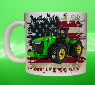 hrnek s traktorem John Deere 9560R